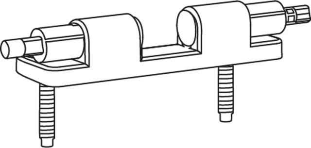 Duravit Duraplus Ersatzteil WC-Sitze Scharnier 305x55x305