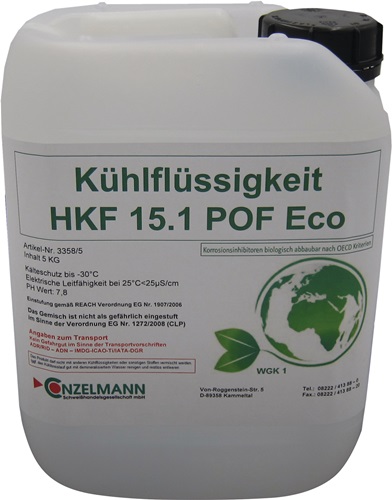 Kühlmittel HKF 15.1 POF ECO 25kg Kanister Frostschutz b.-15GradC Kühlmittel HKF 15.1 POF ECO 25kg Kanister Frostschutz b.-15GradC