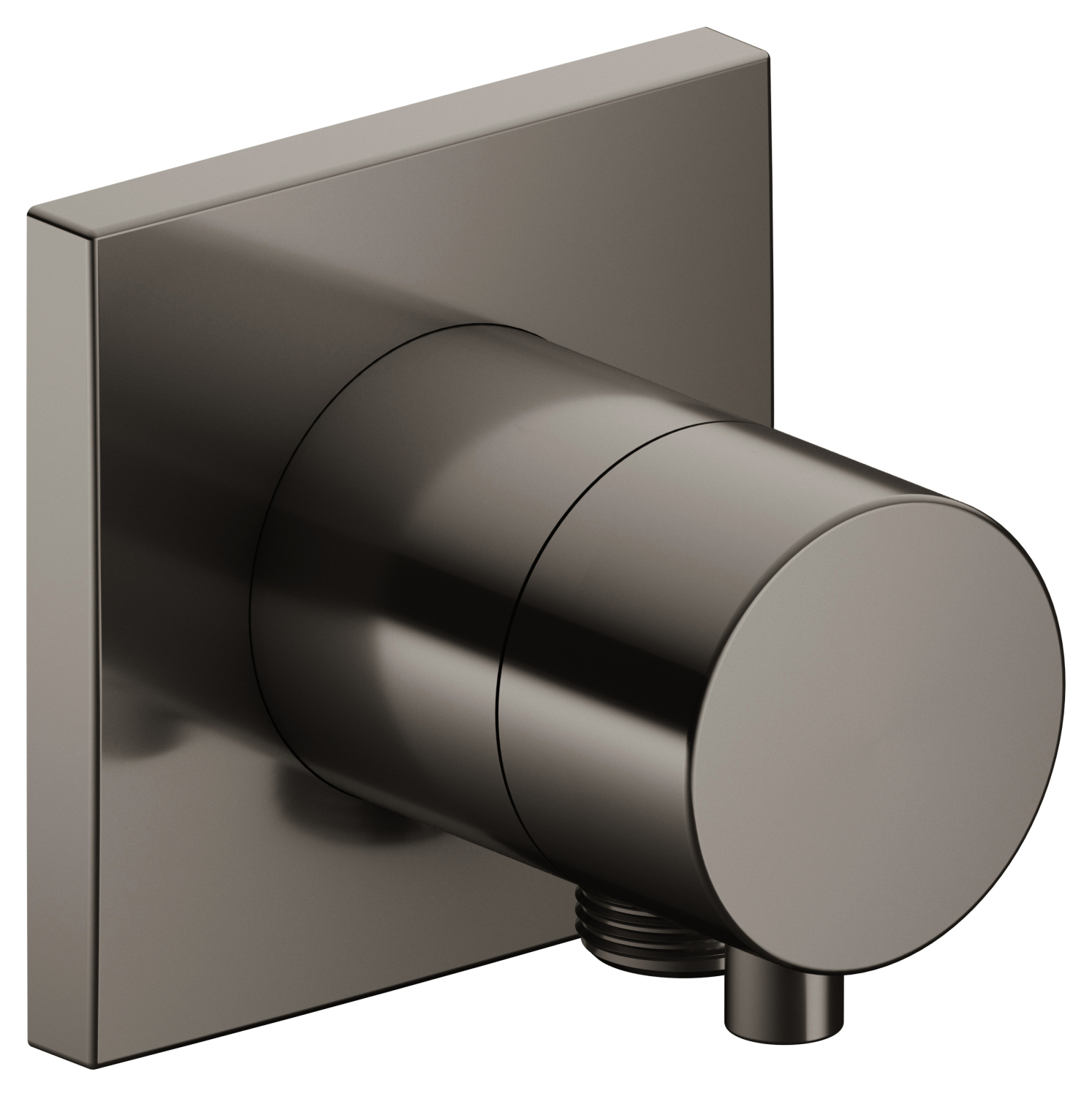 KEUCO 2-Wege Umstellv. IXMO Comfort 59556, Schlauchanschl.,eckig,Nickel gebürstet