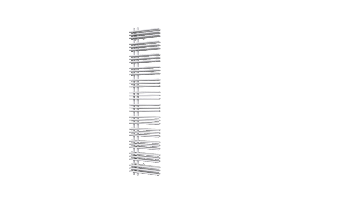 ZE Design-Heizkörper Yucca YAD-170-040 1736x64x378 Black Matt