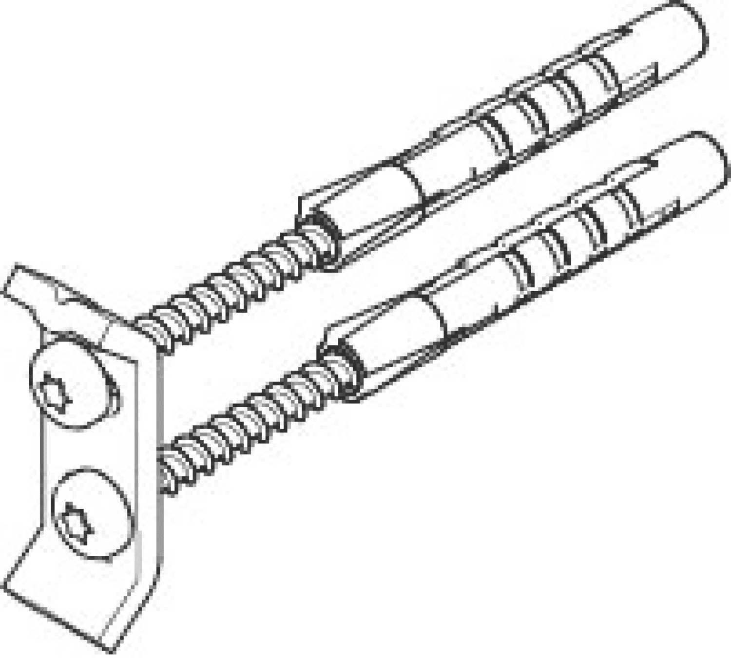 DO Befestigungssatz ERSATZTEILE 05172070500 100 x 10 x 100 mm