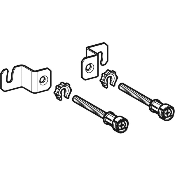 Geberit Set Wandanker für Einzelmontage für Duofix WWC mit Sigma UP-SPK 8 cm