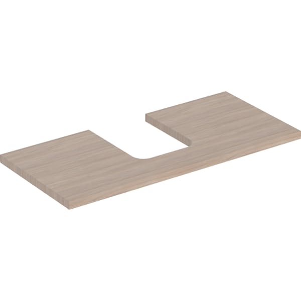 Geberit ONE WT-Pl. Aus mi. f. AWT Schalenform 105x3x47cm, Eiche