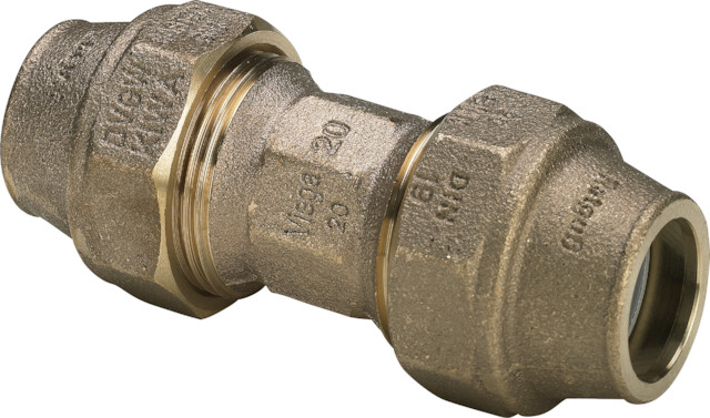 Viega Kupplung Maxiplex 9041 in 40mm Rotguss