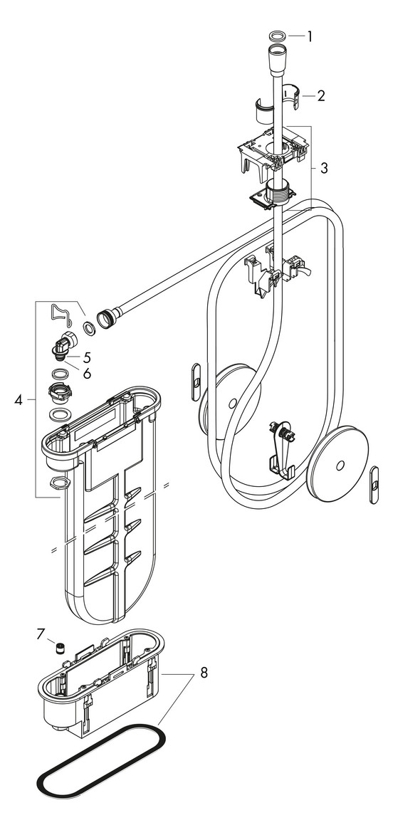Hansgrohe sBox ohne Farbteile Axor/Hansgrohe
