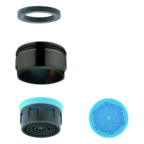 GROHE Mousseur 13929 Durchflussklasse A 15l/min M24x1 hard graphite gebürstet GROHE Mousseur 13929 Durchflussklasse A 15l/min M24x1 hard graphite gebürstet