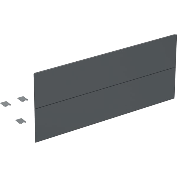 Geberit Set Schubl.-Frt für ONE US, 2 Schubl. für WT B:120cm, schwarz matt