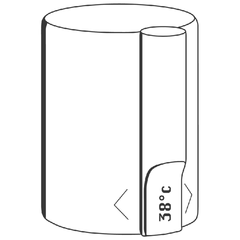 GROHE Temperaturwählgriff 47239 für Tenso chrom