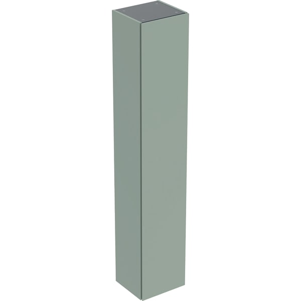 Geberit Renova Plan Hochschrank mit 1 Tür 33x180x29,8cm, salbeigrün/l. seidenm.