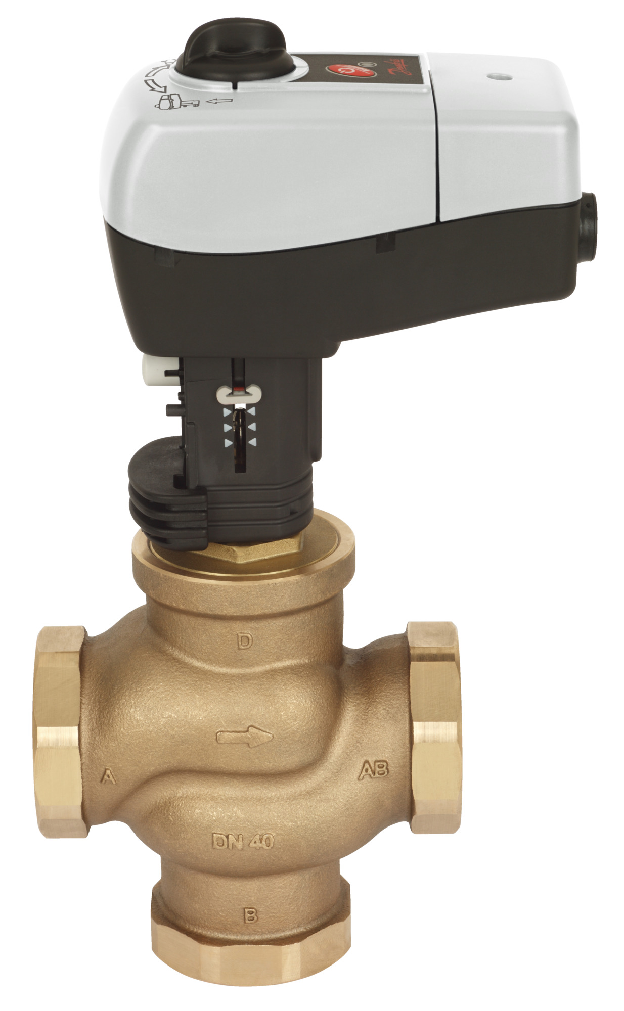 Danfoss 3-Wege-Ventil VRB3 DN40 kvs 25, RG5, Innengewinde, Rp 1 1/2" Danfoss 3-Wege-Ventil VRB3 DN40 kvs 25, RG5, Innengewinde, Rp 1 1/2"