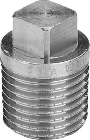 Viega Stopfen 3291 mit Vierkant ohne Rand R1 Rotguss