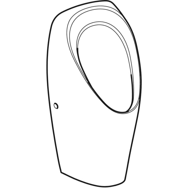 Geberit Tamina Urinal, wasserlos weiß
