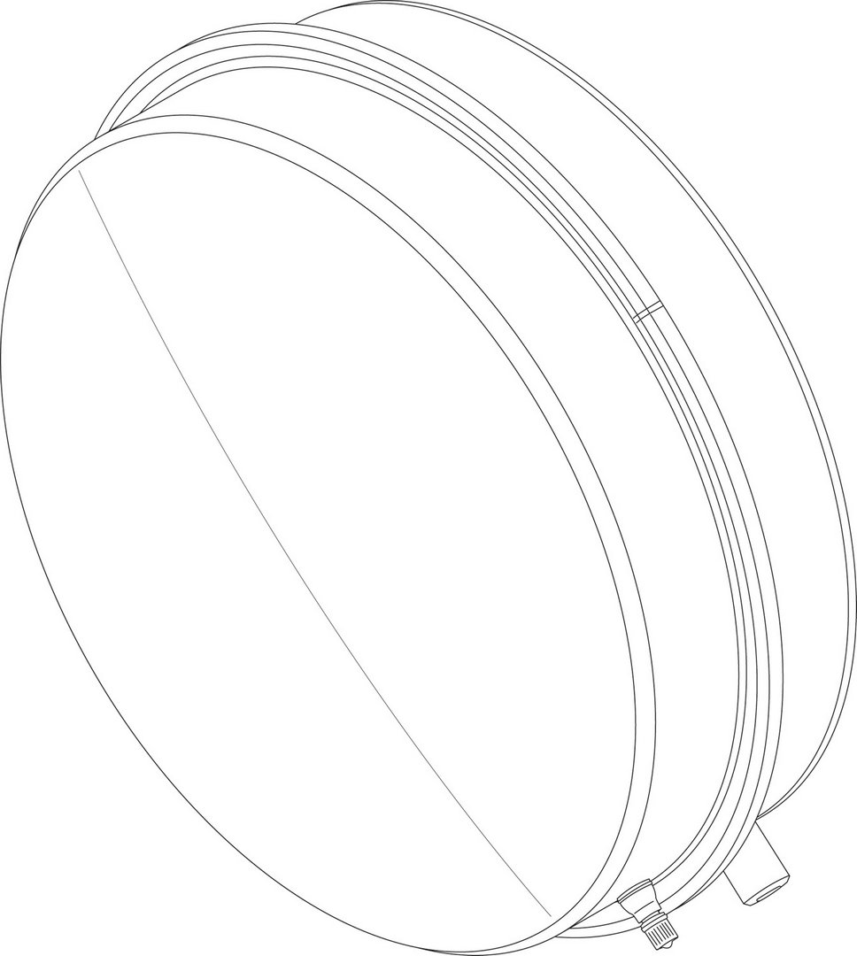 BOSCH Ersatzteil TTNR: 8733703241 Ausdehnungsgefäß 14l, 0,8bar