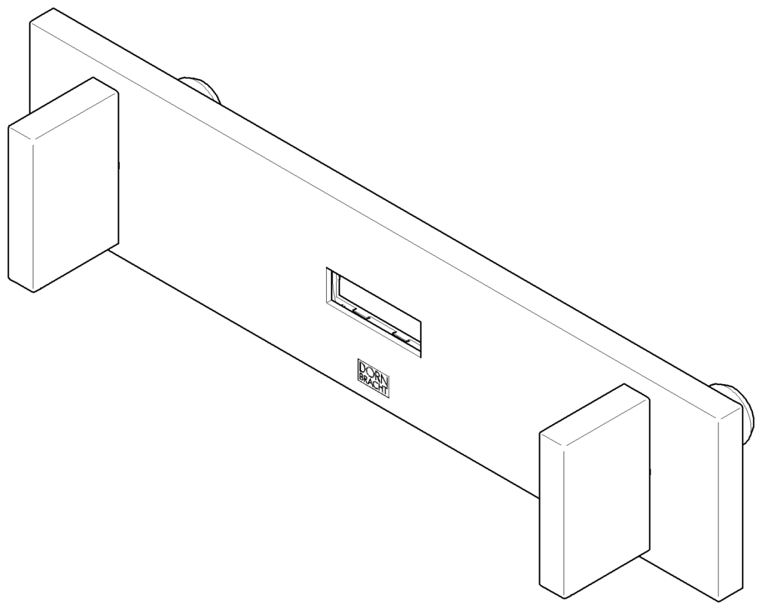 DO Abdeckung ERSATZTEILE 90110119000 260 x 60 x 69 mm Chrom