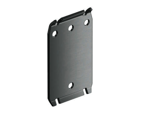 HEWI Montageplatte schliff SK-Griff LifeSystem