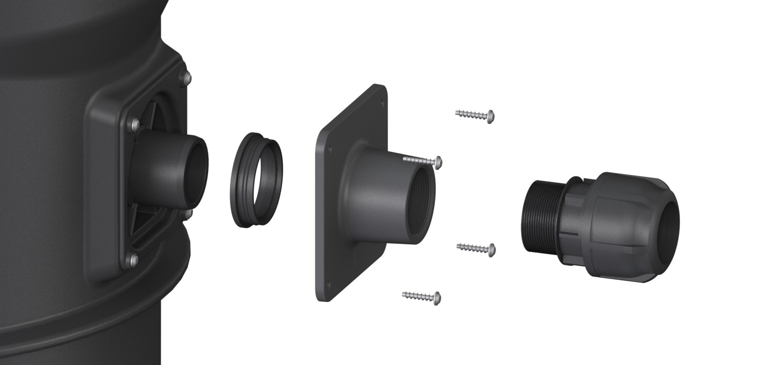 KESSEL-Adapter Set für Druckleitung, 2 Zoll
