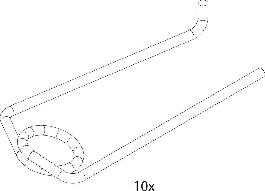 BOSCH Ersatzteil TTNR: 87186846990 Haltefeder 18mm (10x)
