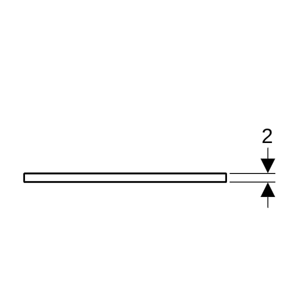 Geberit ONE WT-Pl. Aus mi. f. AWT Schalenform 120x2x47cm, Marmoroptik weiss matt