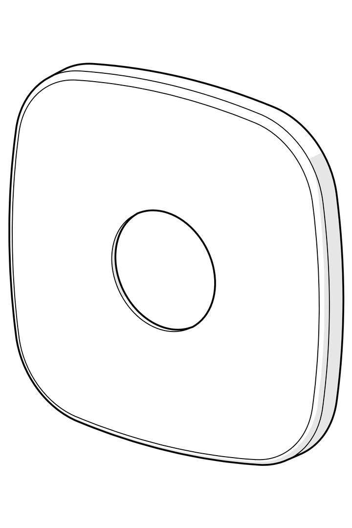 Hansa Deckplatte HANSA 59914571 154 x 154 mm chr Hansa Deckplatte HANSA 59914571 154 x 154 mm chr