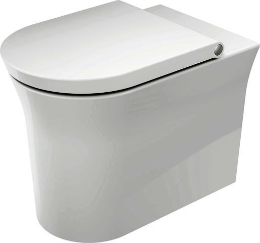 DU Stand-WC White Tulip, 580mm, Weiß rimless, TS, Abg.waagr., btw