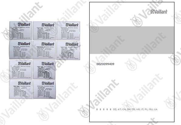 Vaillant Umstellsatz, E/LL -> P Vaillant-Nr. 0020099409 Vaillant Umstellsatz, E/LL -> P Vaillant-Nr. 0020099409