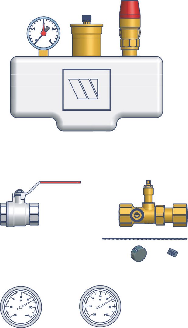 BOSCH Zubehör Solewärmepumpen Nr. 1123 Solekreissystempaket