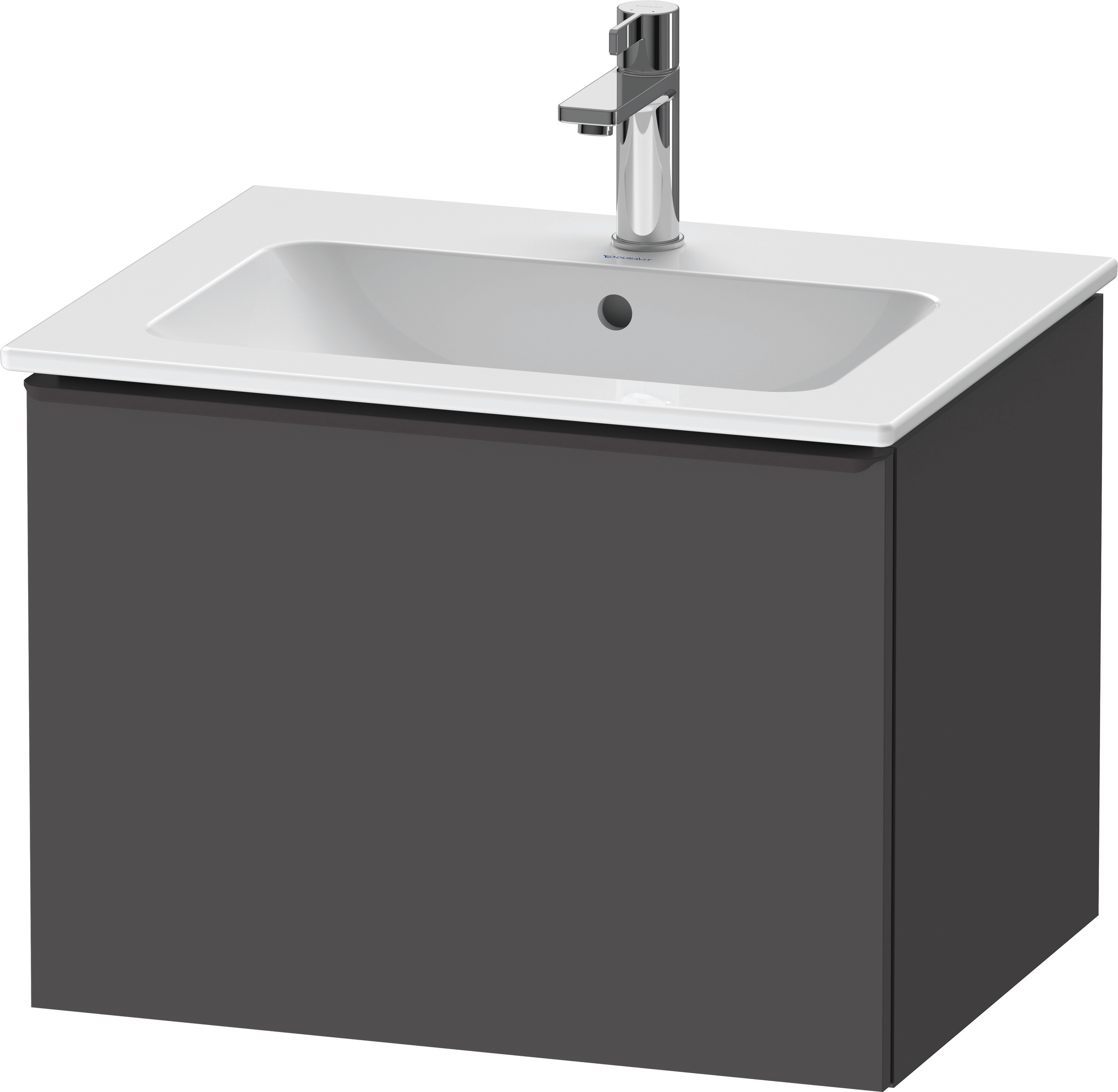 Duravit D-Neo WTU,Wdh,Ausz:1,Gr:Diamant Schw. 610x462x440mm,Graphit Matt, Dekor