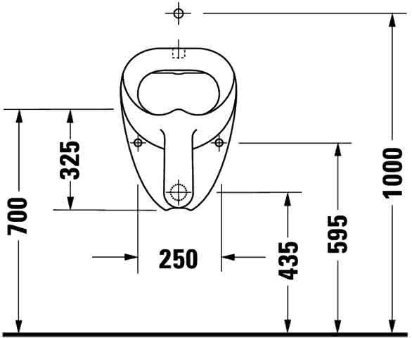 DU Design Classics Urinal Jim, Zulauf o. absaugend, o.Deckel, o.Fliege, weiß