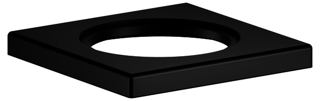 KEUCO Rosette eckig IXMO 59599, f. EHM-WT-Mischer sw-matt
