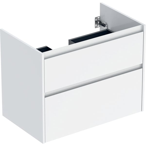 Geberit Unterschrank für MWT, 2 Schubladen B:80cm, weiß glanz