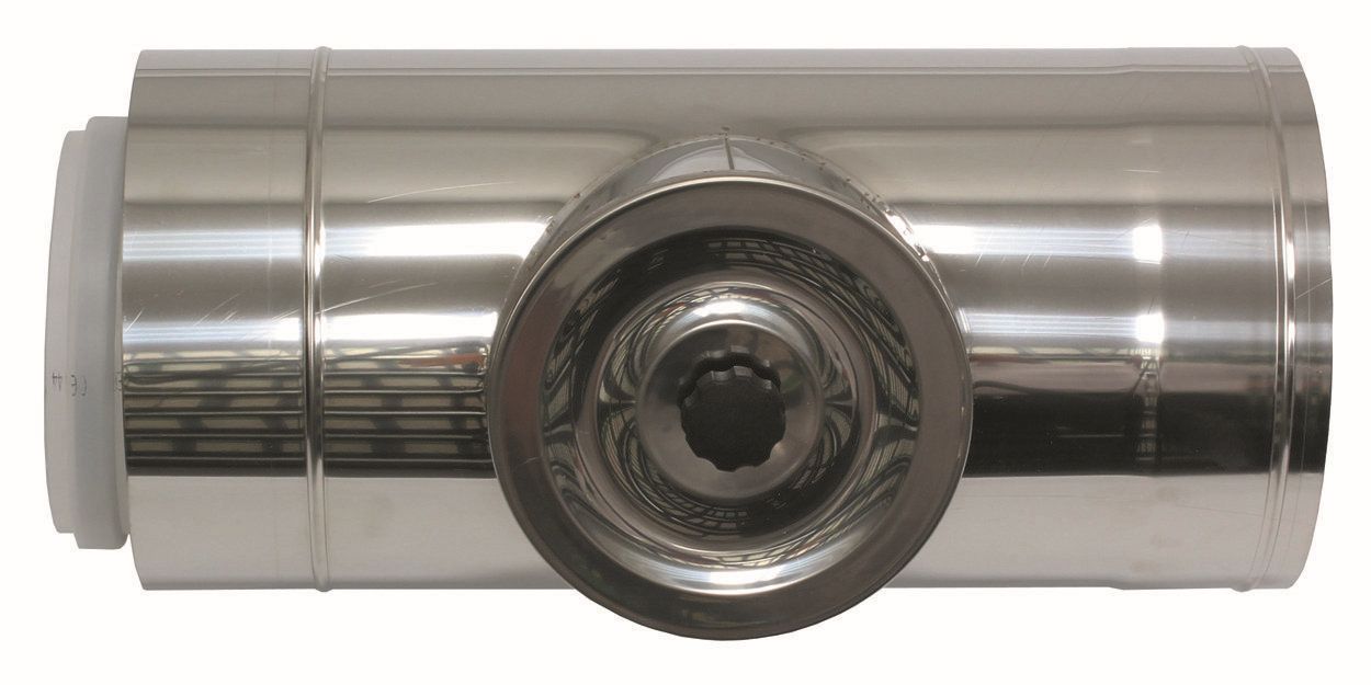 Vaillant Revisionselement DN 225/160 Edelstahl für Abgassystem Fassade DN 160