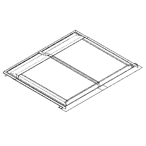 Daikin Basis Indach-Montagepaket IB V26P Grundverwahrung für zwei Kollektoren