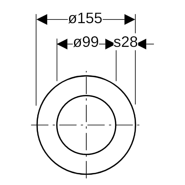 Geberit Rohrschott120 d75