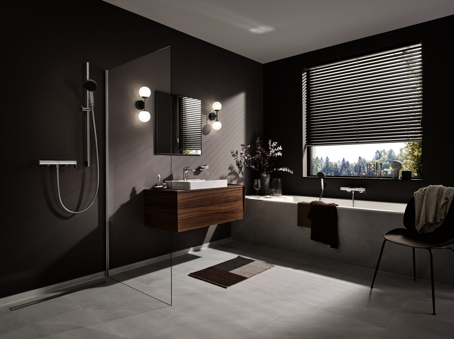 Hansgrohe Wannenmischer Aufputz Vivenis chrom