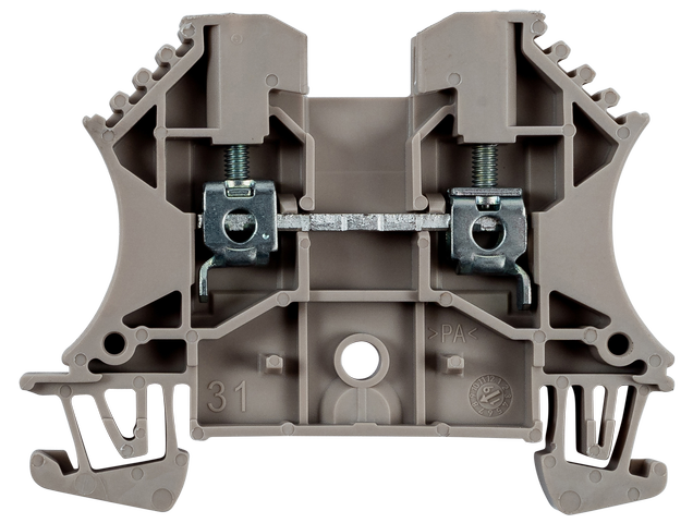Wolf Reihenklemme schraubbar WDU 2,5, beige