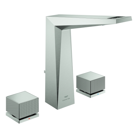 GROHE 3-L-WT-Batt. Allure Bril. PC 20670 Kubusbetätigung Rändel supersteel GROHE 3-L-WT-Batt. Allure Bril. PC 20670 Kubusbetätigung Rändel supersteel