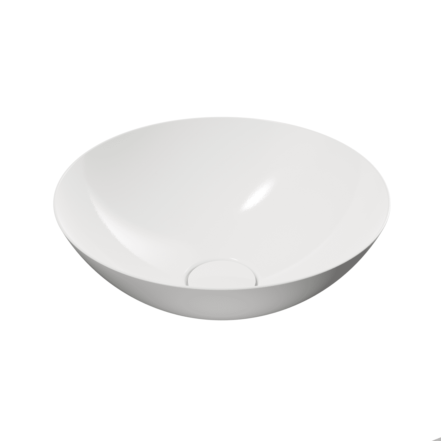 KA WB AVELLINO WASCHTISCH-SCHALE Mod. 3204,d:360mm,alpinweiß,Perl-Effekt,oÜL