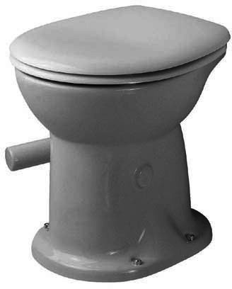 DU Stand-WC Design Classics 470 mm Trockenklosett, weiß
