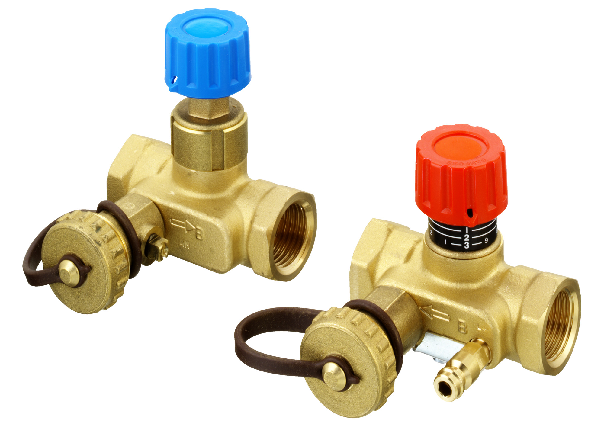 Danfoss Absperr-/Regulierventil USV-Set USV-Set 15 (1 USV-I, 1 USV-M), Rp 1/2