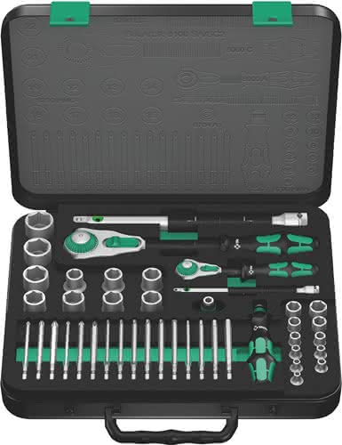 Steckschlüsselsatz 8100 SA/SC 2 Zyklop 43-tlg.1/4+1/2 Zoll SW 4-24mm Steckschlüsselsatz 8100 SA/SC 2 Zyklop 43-tlg.1/4+1/2 Zoll SW 4-24mm