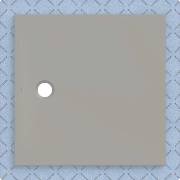 Geberit CleanFloor30 Duschfläche 100 x 100 cm integriert, mit Dichtvlies, grau matt