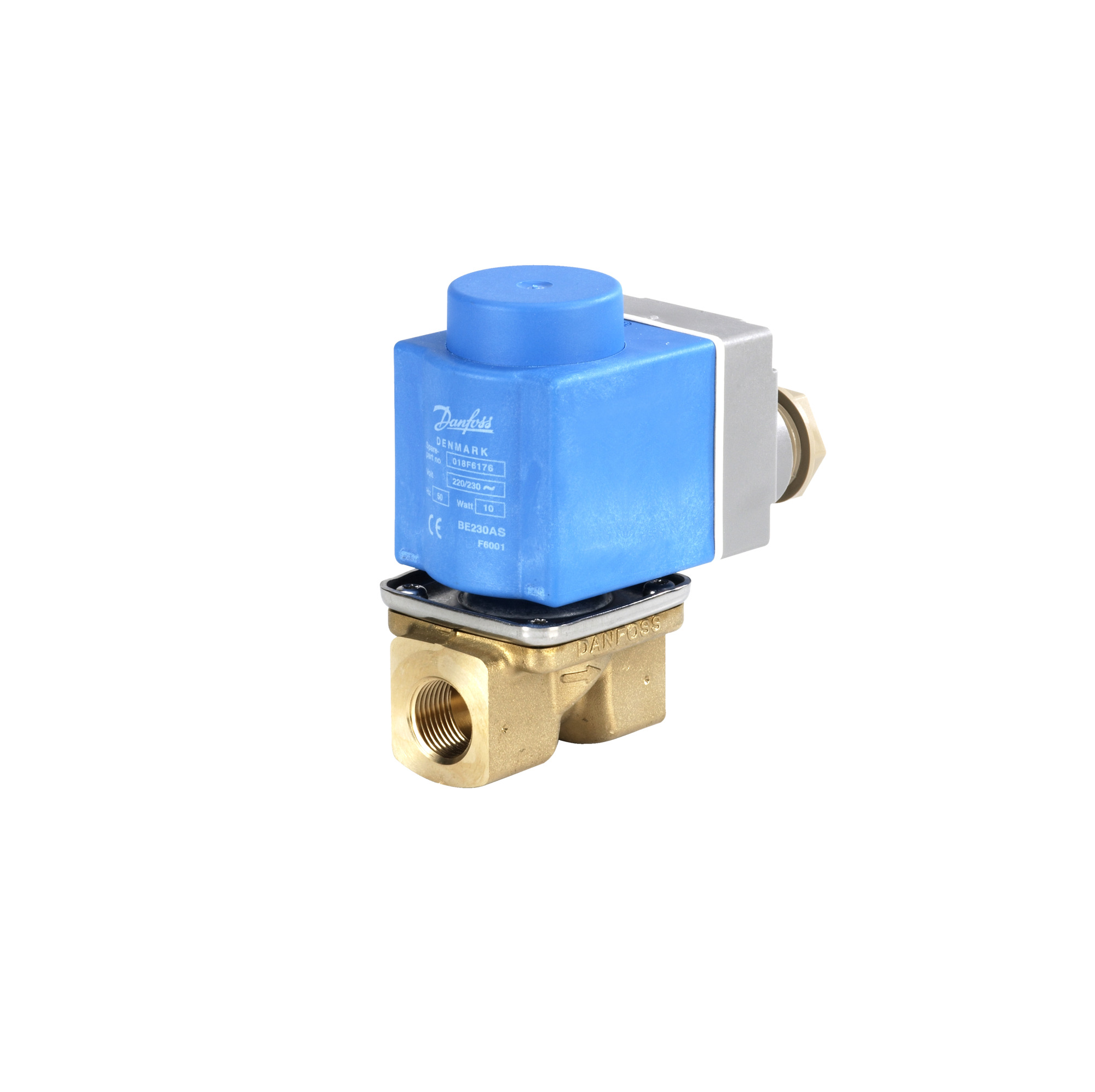 Danfoss Magnetventilgehäuse EV 220B 10B G 3/8, kvs 1,5, servogesteuert, NC