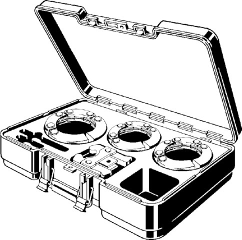 Viega Presskettenset XL 2297.3XL für d 76,1 -108,0 mm Kunststoff schwarz