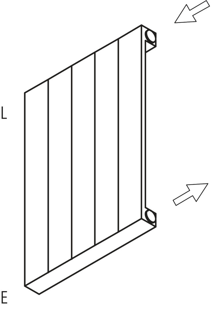 Kermi Heizwand HVN Typ10 BH1000x43x630mm QN630, RAL9016, 6 bar, ANB12