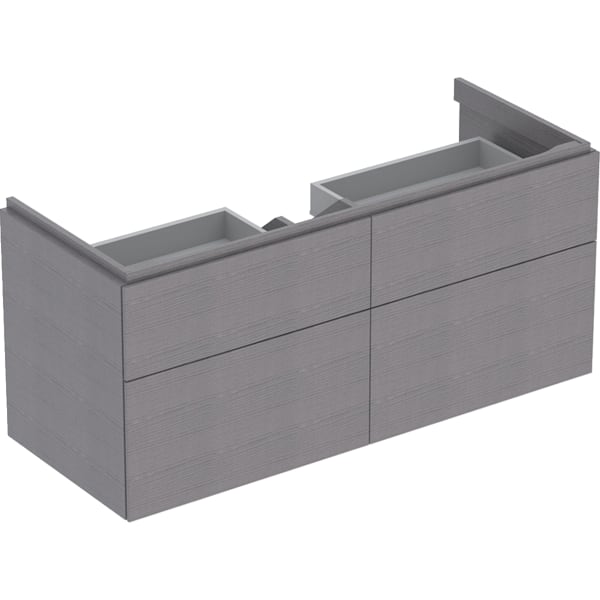 Geberit Xeno2 Unterschrank f. WT m. B:120cm m. 4 Schubl., 117,4x53x46,2cm, scul.grau Geberit Xeno2 Unterschrank f. WT m. B:120cm m. 4 Schubl., 117,4x53x46,2cm, scul.grau