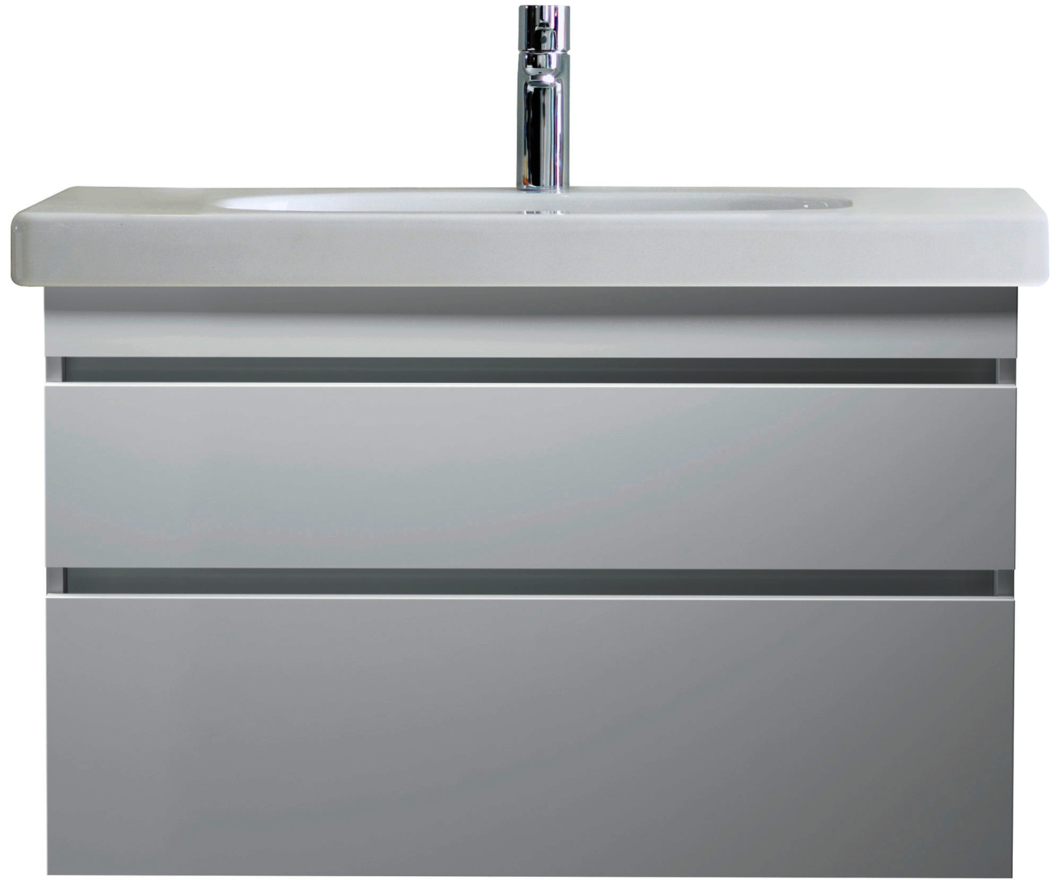 DU Möbelwaschtisch DuraStyle 1000 mm mit ÜL, mit HLB, 1 HL, weiß