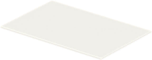 DU Glaseinleger in Metallkonsolen f. DuraSquare WT 235360, Weiß