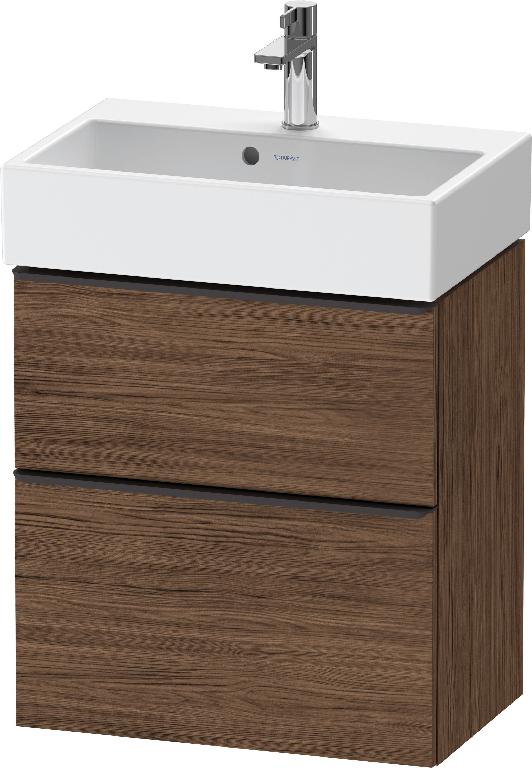 Duravit D-Neo WTU,Ausz:1,Schubk:1,GR:Dia.Schw 584x372x625mm,Wandh,Nussb.Dkl.Matt,Dek.