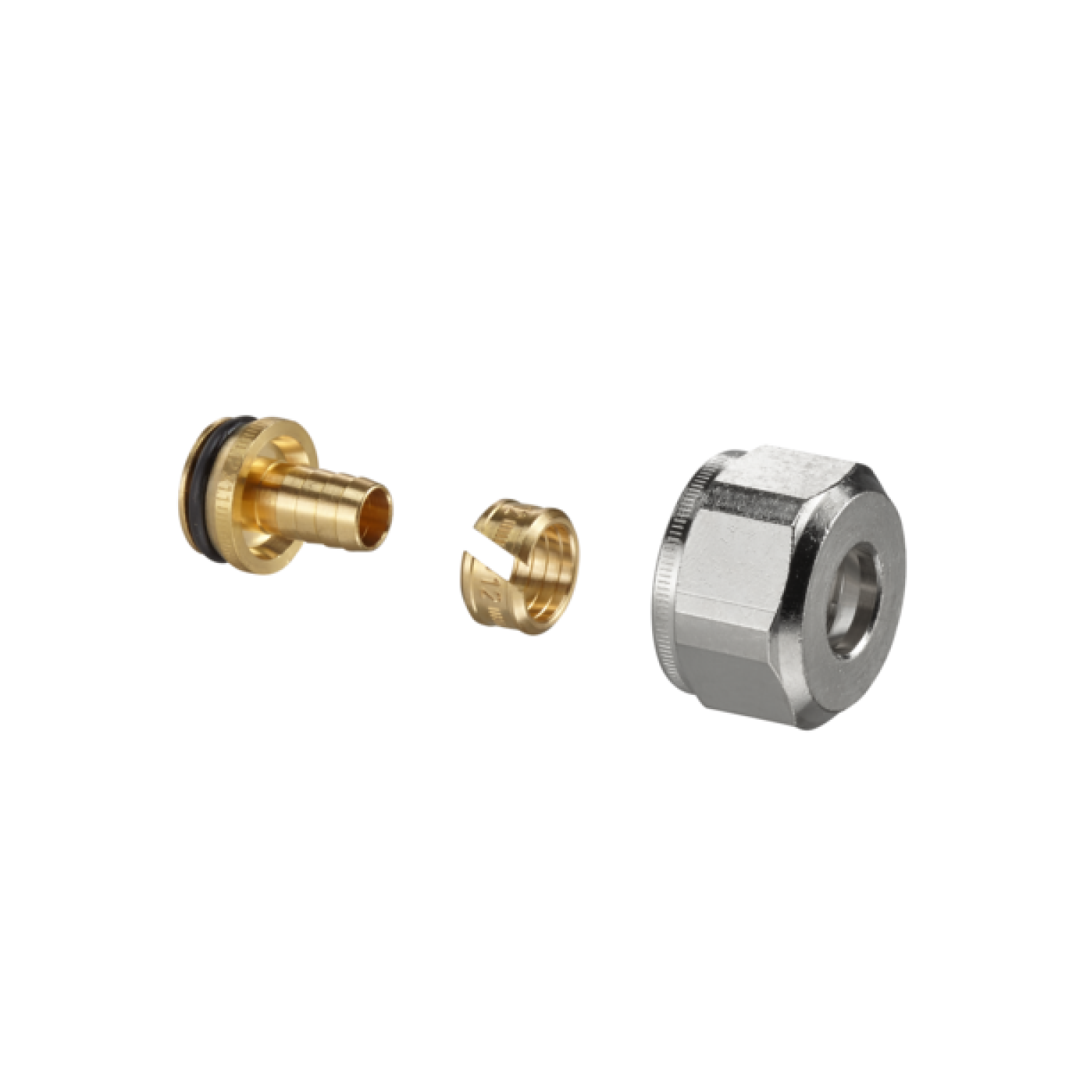 OVENTROP-Klemmringverschraubung "Ofix K" f.AG3/4",14x2.0mm,2fach f.Kunststoffrohr