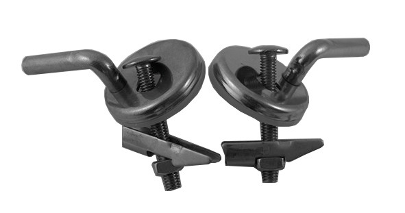 Duravit Scharnier-Set für WC-Sitz ohne Absenkautomatik, Edelstahl, 0061691000